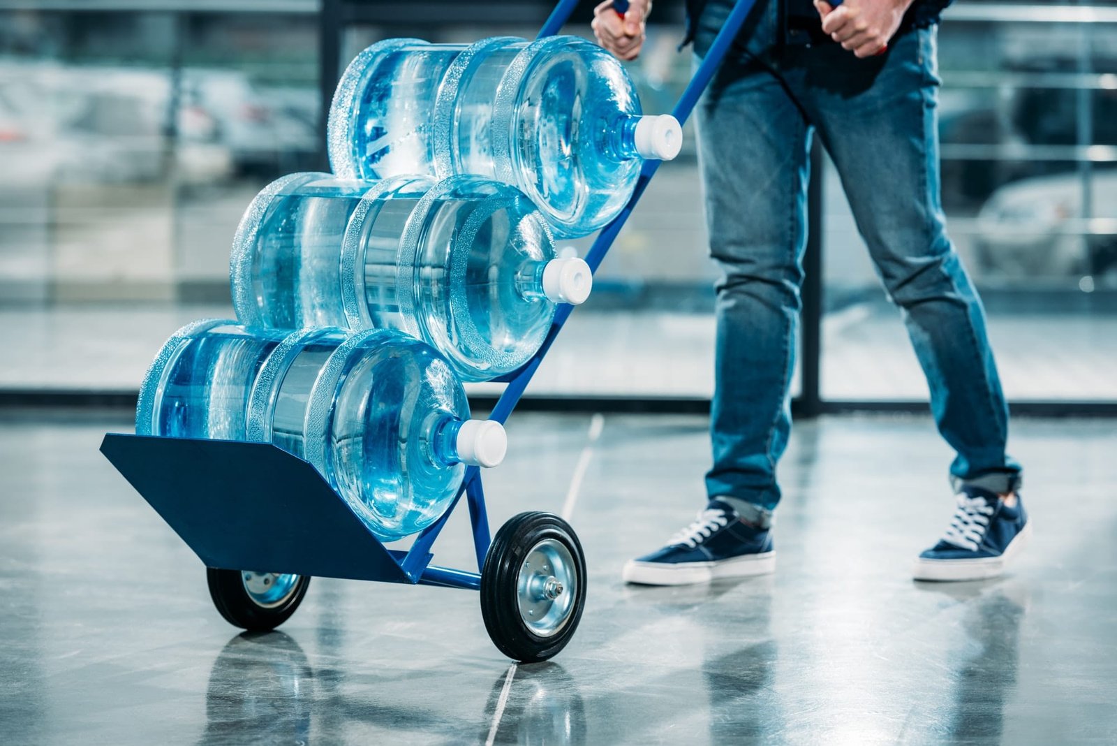 Inicio 6 transporte de botellas de agua mineral
